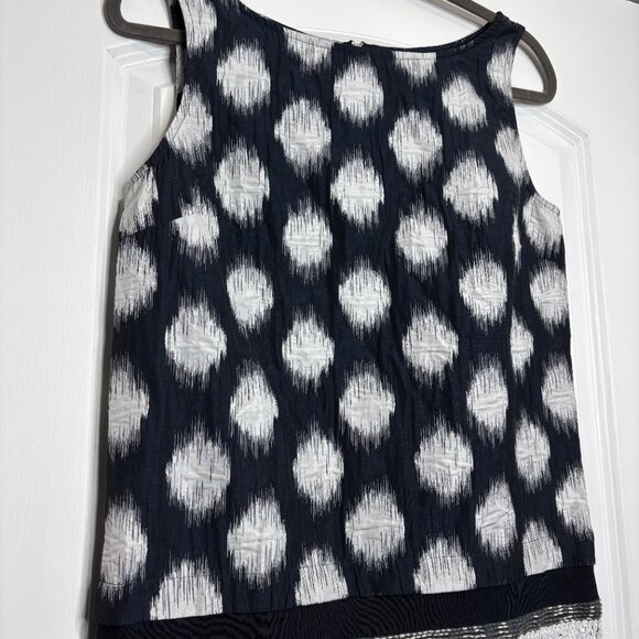 Sachin + Babi For Ankasa Blue/White Sequin Sheath Dress Size 4 - Picture 2 of 7